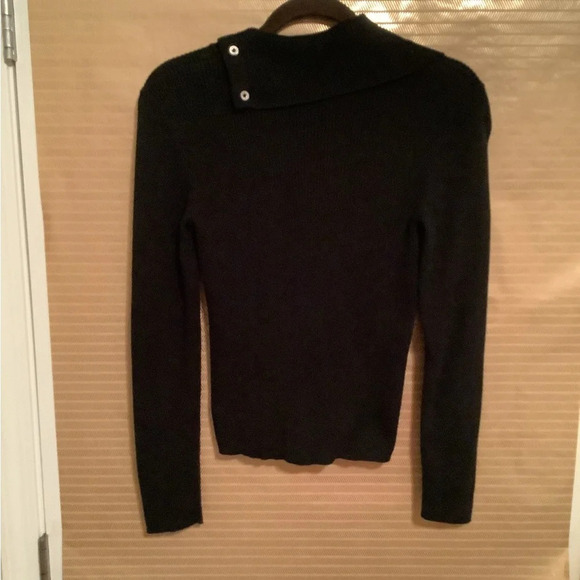 MODA~SWEATER/ BLOUSE~BLACK~M - Picture 2 of 6